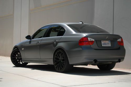 2008 bmw 335i matte platinum paint, 20" giovanni rims matte black, one of a kind