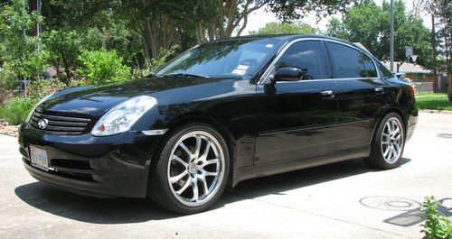 2004 infiniti g35 sedan loaded 84k lux/sport package, 19s, lthr, sunroof + more