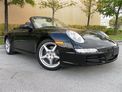 2007 911 997 carrera cabriolet convertible 0 miles on new motor clean carfax