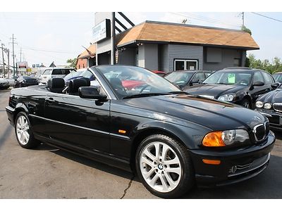 2003 bmw 330ci convertible 49,000 original miles black on black runs amazing