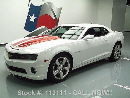 2011 chevy camaro 2ss rs auto sunroof leather 20's 32k texas direct auto