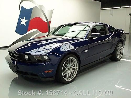 2011 ford mustang gt premium 5.0 6-spd leather 20's 10k texas direct auto