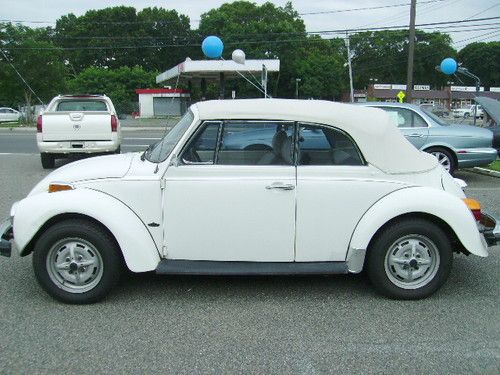 Find used 1977 Volkswagen Super Beetle Convertible White ... Find used 1977 Volkswagen Super Beetle Convertible White ...