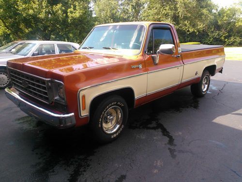 1976 chevy c10 "trailering special" longbed pickup, restored, 66k miles