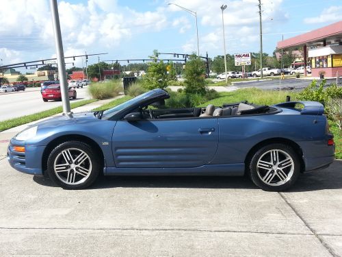 2003 mitsubishi eclipse spyder gts convertible 2-door 3.0l