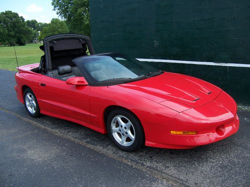 1995 pontiac trans am convertable..one owner..low miles..leather..all original.