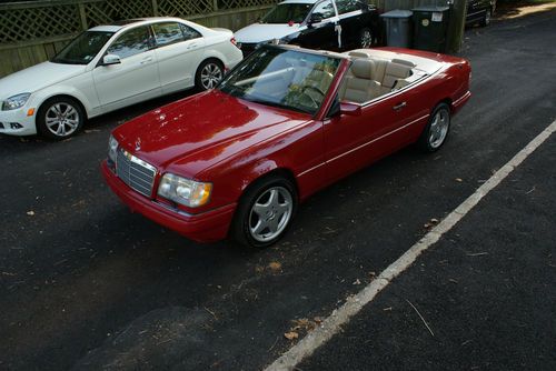 1995 mercedes-benz e320. convertible.  custom 5-speed manual. only 1 like it!!