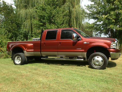 2007 ford f-350 king ranch 4x4 fully loaded, tv's, tool box, leather, sun roof