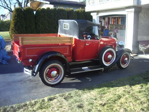 1929 model a rdstr pickup - restored in 1958 low miles with  '32 -  4 cyl motor