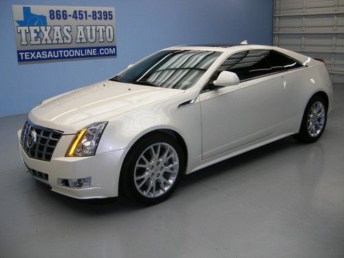 We finance!!  2012 cadillac cts coupe premium roof nav heated leather texas auto
