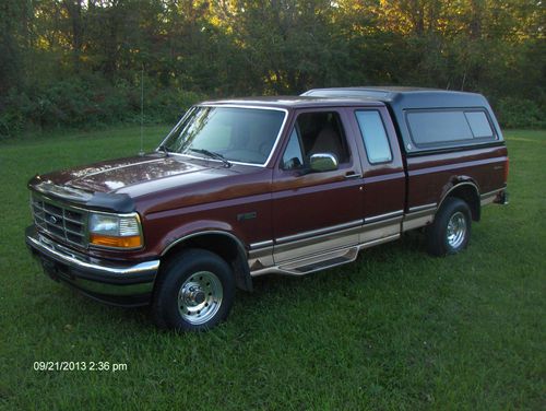 1996 ford f-150 eddie bauer extended cab 4x4 automatic with factory bucket seats