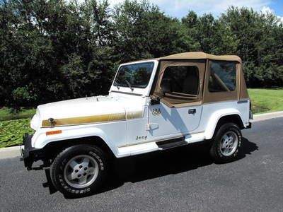 Jeep wrangler 1988 one owner from new* only 80,000 miles**winter olympic edition