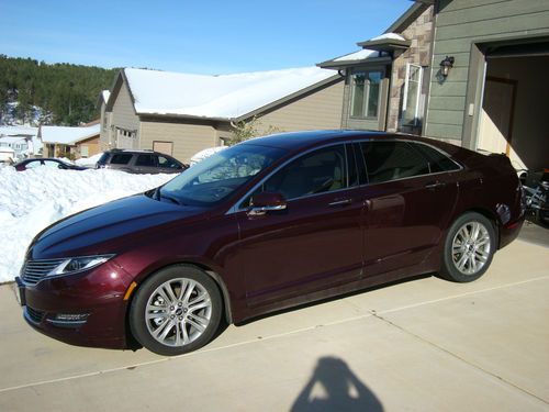 2013 lincoln mkz hybrid, bordeaux red, clear title, only 7k miles! perfect!