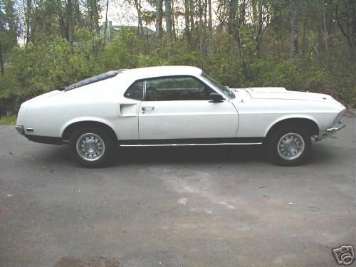 1969 mustang mach 1 cobra jet q code originally  428 c6 auto now 302 c4 fastback