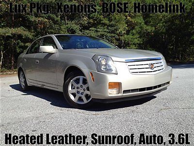 Luxury package heated leather sunroof bose cd xm 3.6l v6 auto xenon headlights