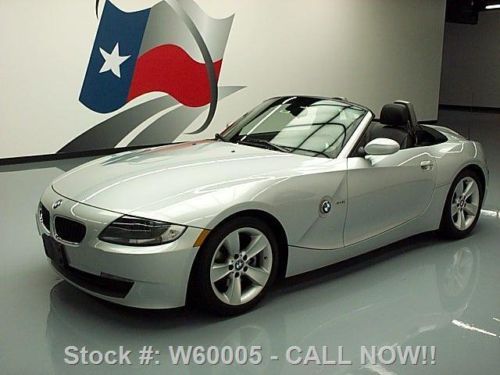 2007 bmw z4 3.0i convertible 6 spd htd leather 8k miles texas direct auto