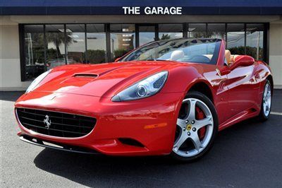 2011 ferrari california 2+2 4.3l 460hp v8, rosso corsa over beige,scud sheilds!!