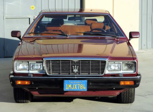 California original, 1984 maserati quattroporte, 100% rust free california car
