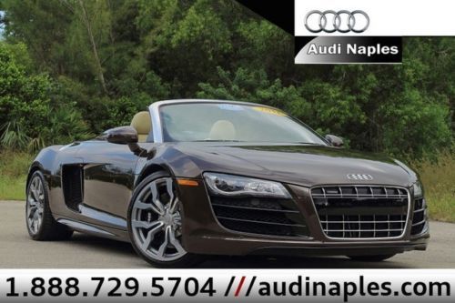 11&#039; r8 spyder, v10, 6-speed, low miles, free shipping!, we finance!