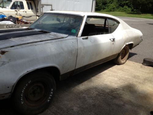 1969 chevy chevelle ss 2dr hard top 396 4spd bucket seats project parts