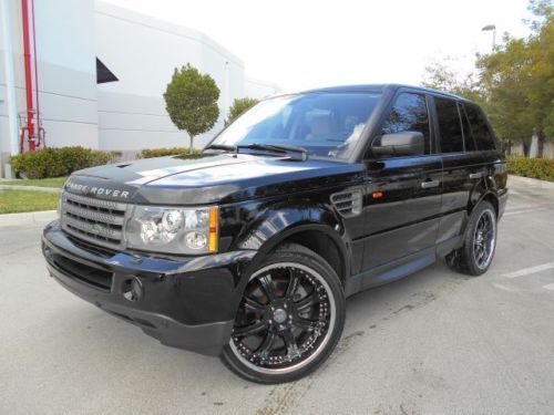 2007 land rover range rover sport hse only 22,000 miles!! fully loaded! 1 owner!
