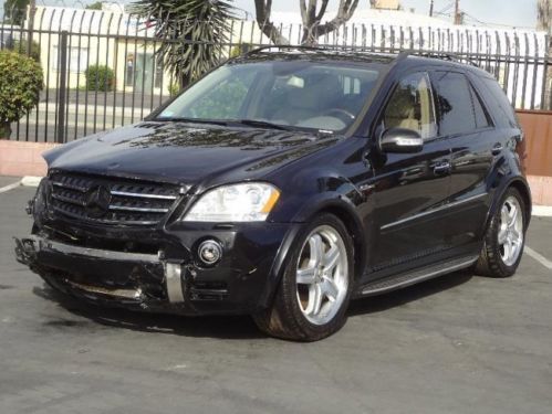 2007 mercedes-benz m-class ml63 amg damaged salvage rebuildable priced to sell!!