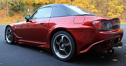 *no reserve* 2000 honda s2000 brickyard red w kandy - mods + recent maintenance