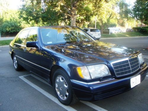 1995 mercedes benz s500 diplomat blue only 67k mile loaded super clean in/out