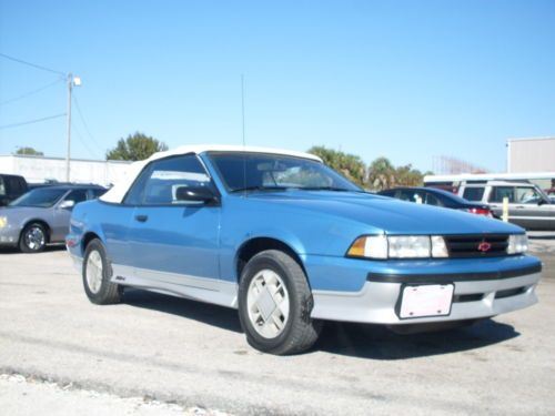 Find used 1988 CHEVY CAVALIER Z24 CONVERTIBLE NO RESERVE