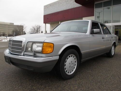 1989 mercedes benz 300se - one family owned - super clean - car fax