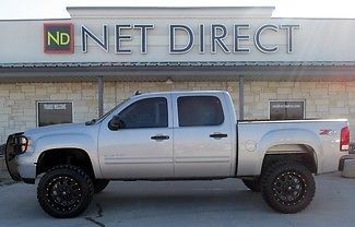 2007 silver sle1 lifted 4x4 z71 crew cab immaculate! net direct autos texas.