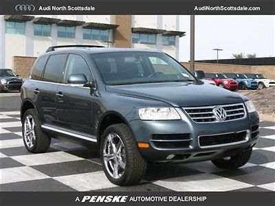 04 volkswagen touareg v8 awd  gray leather moon roof heated seats