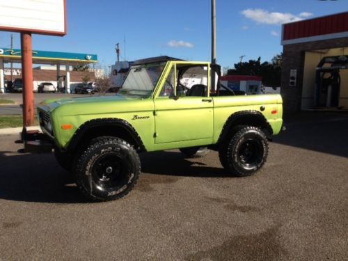 1971 ford bronco 4x4 351 ps disc brakes 5 speed 33inch tires great rig