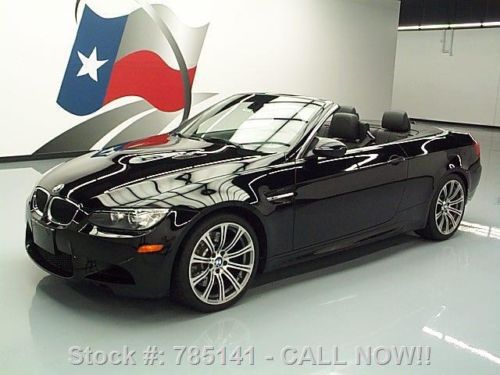 2012 bmw m3 convertible hard top auto nav leather 18k!  texas direct auto