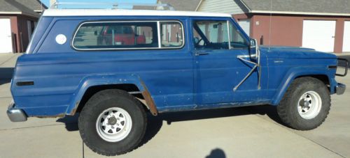 1979 jeep cherokee chief sport good running project