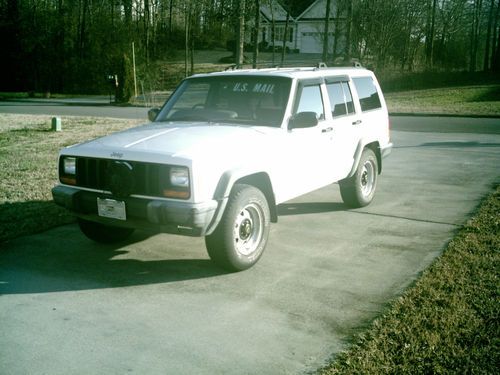 Factory right hand drive 1999 jeep cherokee mail delivery vehicle 1 owner for ma