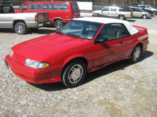 Classic 1994 chevy cavalier z24 conv only 52,000 miles