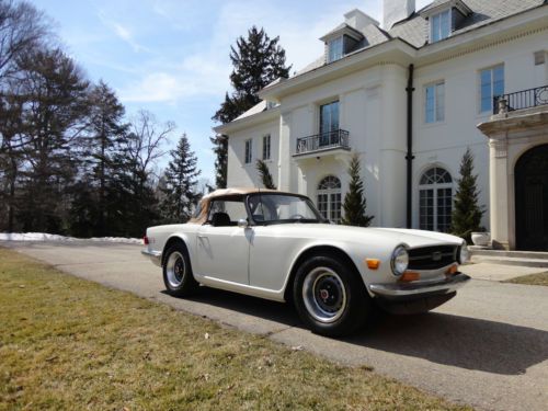 1973 triumph tr6 outstanding driver!! mechanically solid!! no reserve!!!