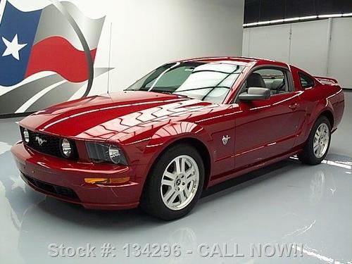 2009 ford mustang gt premium 5-spd leather spoiler 19k! texas direct auto