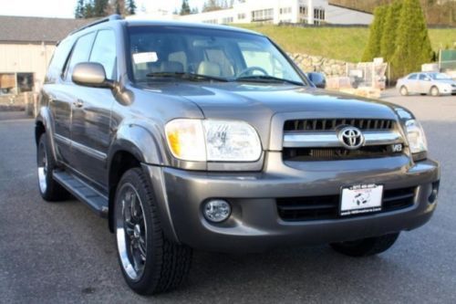 2005 toyota sequoia limited edition nav and dvd 29k mil