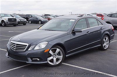 5-days *no reserve* &#039;11 e350 4matic awd nav led lights dvd carfax w-ty off lease