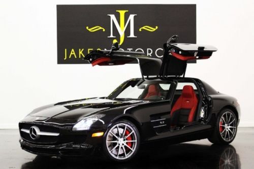 2012 sls amg coupe, black/red, 7k miles, pristine condition!