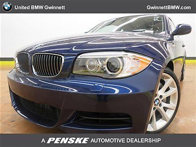 135i 1 series low miles 2 dr coupe automatic gasoline 3.0l straight 6 cyl deep s
