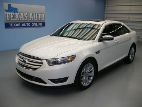 We finance!!!  2013 ford taurus limited roof heated/cooled leather texas auto