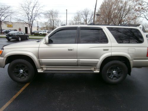 2002 toyota 4runner limited no reserve! 4wd! low mileage! leather! roof! tow!