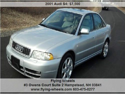 2001 audi a4 s4 quattro 2.7t v6 twin turbo - 1 owner - no reserve - inspected -