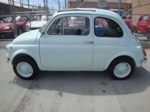 1970 fiat 500l completely restored to original condition