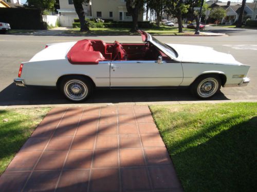 1985 cadillac eldorado biaritz convertible 37,500 actual miles