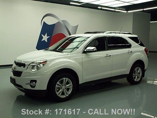 2012 chevy equinox ltz htd leather sunroof rear cam 69k texas direct auto
