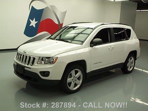 2011 jeep compass limited htd leather nav alloys 36k mi texas direct auto
